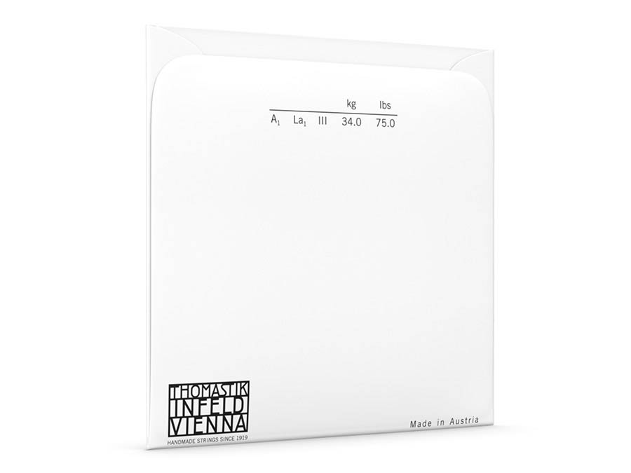 Thomastik-Infeld THS-38 contrabassnaar A-3 4/4, 110cm, medium, spiraalkern, chroom afbeelding 2