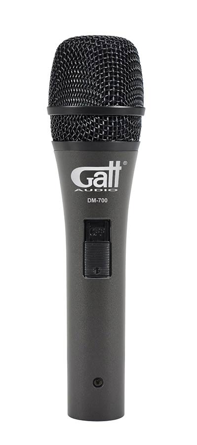 Gatt Audio - DM-700 - dynamische microfoon, professionele kwaliteit, frequency repsons 40hz-20khz, XLR kabel bijgesloten
