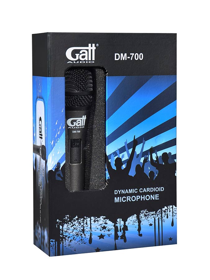 Gatt Audio - DM-700 - dynamische microfoon, professionele kwaliteit, frequency repsons 40hz-20khz, XLR kabel bijgesloten afbeelding 2