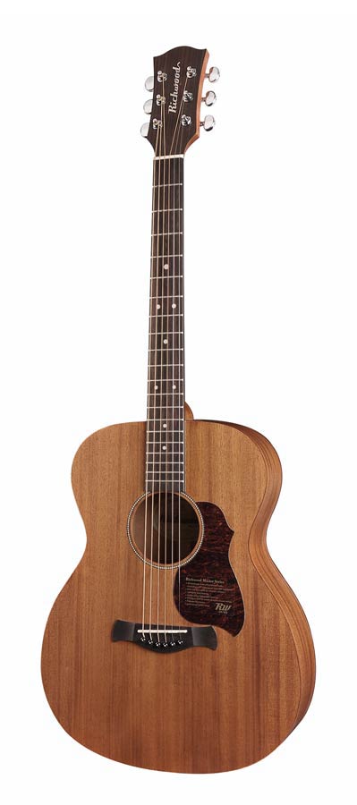Richwood A-50 Master Series handgemaakte auditorium OOO gitaar, massief mahonie, satijn afgewerkt