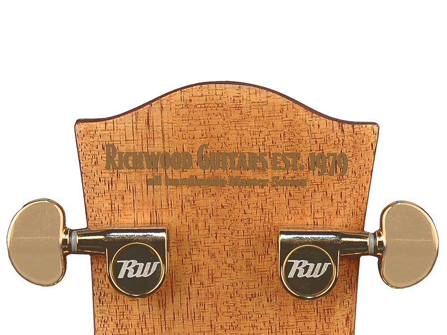 Richwood G-70-CEVA Master Series handgemaakte grand auditorium gitaar, massief sparren en palissander, echte abalone, Presys 201