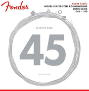 Fender snarenset elektrische basgitaar, pure nickel roundwound, medium light, 045-065-080-100