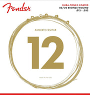 Fender snarenset akoestisch, coated bronze, light, 012-016-024-032-042-052