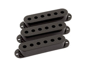 Fender pickup covers Stratocaster®, black, plastic, set of 3