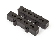 Fender pickup covers Jazz Bass®, black, plastic, set of 2