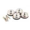 Fender 0993900000 Pure Vintage Sphinx metalen versterkervoeten nikkel set van 4 afbeelding 2