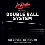 La Bella S660 Double Ball End snaren met dubbel bal-einde, 060-115