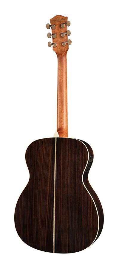 Richwood A-70-EVA Master Series handgemaakte auditorium gitaar, massief sparren en palissander, echte abalone, Presys 201