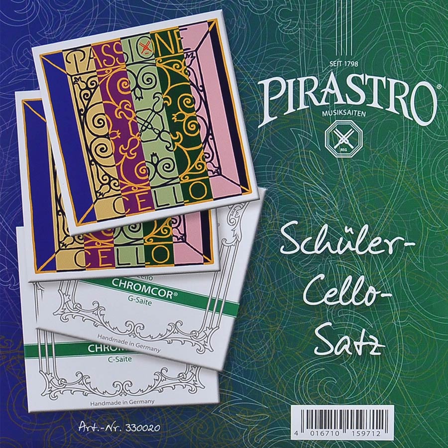 snarenset cello, Passione A+D & Chromcor G-C