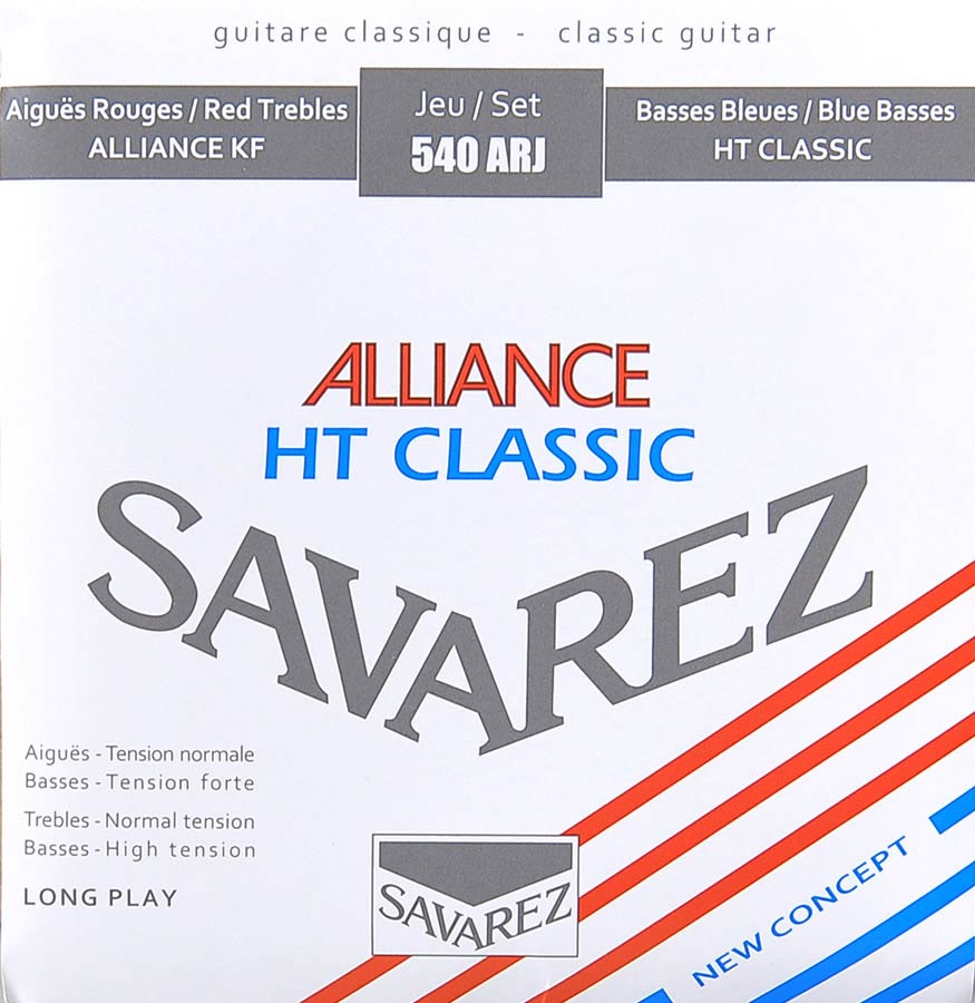 Savarez 540ARJ Alliance Classic snarenset voor klassieke gitaar – gemengde spanning