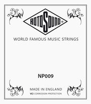 Rotosound NP009 Roto .009 snaar voor elektrische/akoestische gitaar