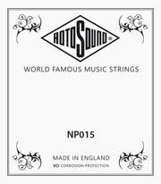 Rotosound NP015 Roto .015 snaar voor elektrische/akoestische gitaar