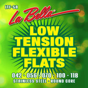 La Bella LTF-5A Low Tension Flats flatwound bassnaren, 042-118
