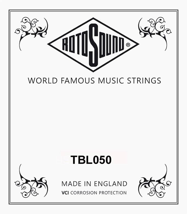 Rotosound TBL050 Tru Bass 88 .050 snaar voor basgitaar, black nylon flatwound, high C