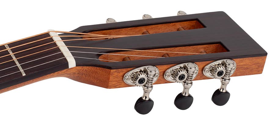 Richwood P-50 Master Series handgemaakte parlor gitaar, massief mahonie