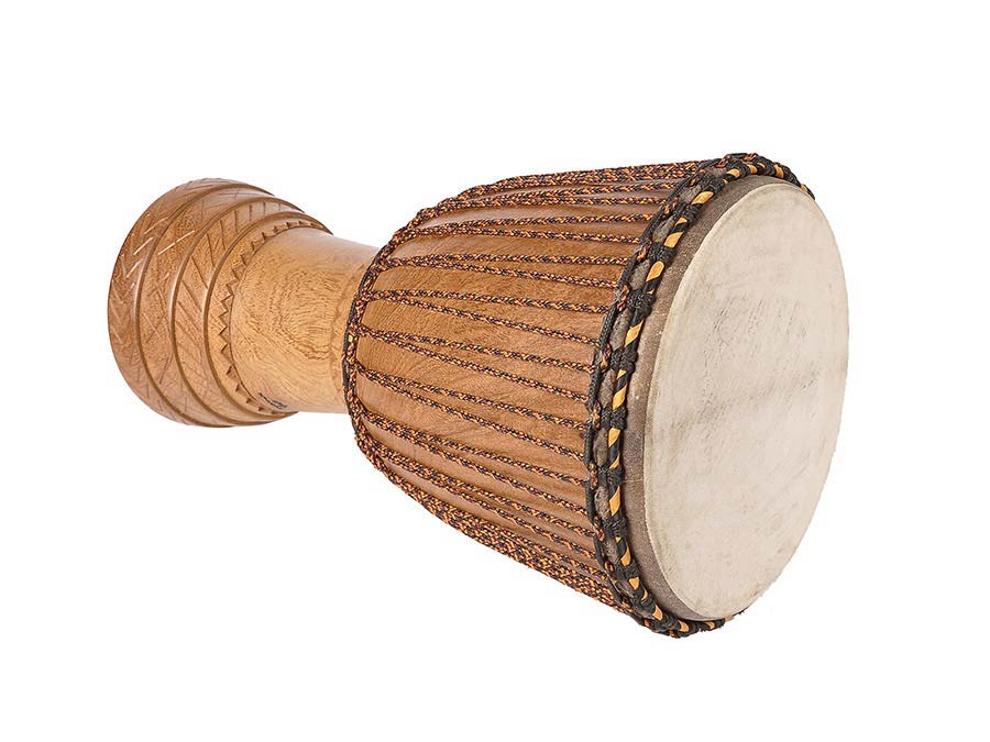 Kangaba KMDM14-PR Prestige djembé uit Mali 14 inch afbeelding 2