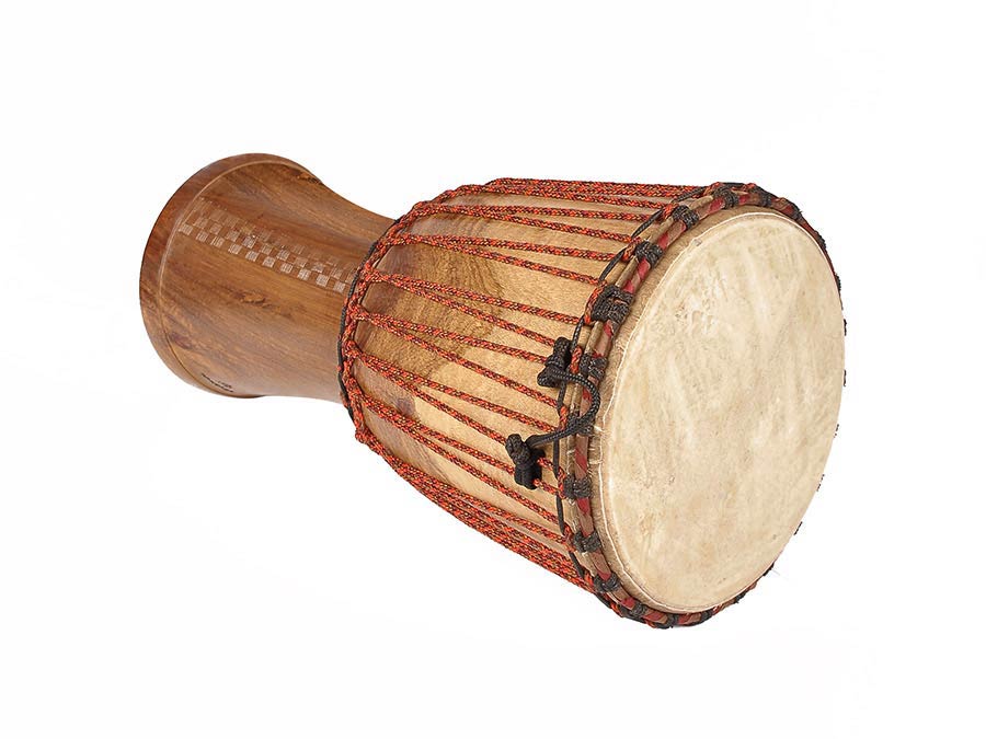 Kangaba KDJM12 djembé uit Mali 12 inch afbeelding 2