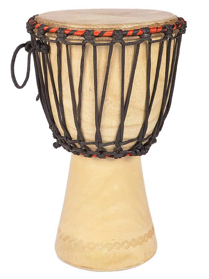 Kangaba KDJM07 mini-djembé uit Mali 7 inch