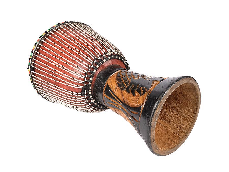 Kangaba KDJS14 djembé uit Senegal 14 inch afbeelding 3