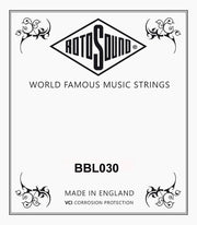 Rotosound BBL030 Bronze Bass 44 .030 snaar voor akoestische bas, phosphor bronze