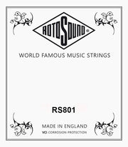 Rotosound RS801 Traditional Instruments .010 mandoline snaar, stainless steel, loop end