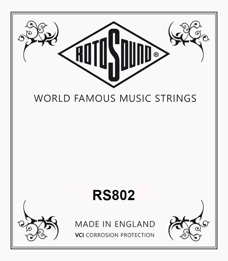 Rotosound RS802 Traditional Instruments .010 mandoline snaar, stainless steel, loop end