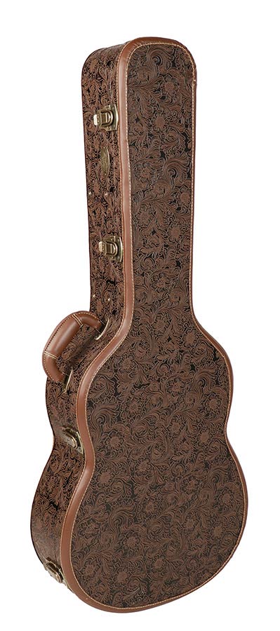 Boston CCL-720 houten koffer met fractalmotief voor klassieke gitaar