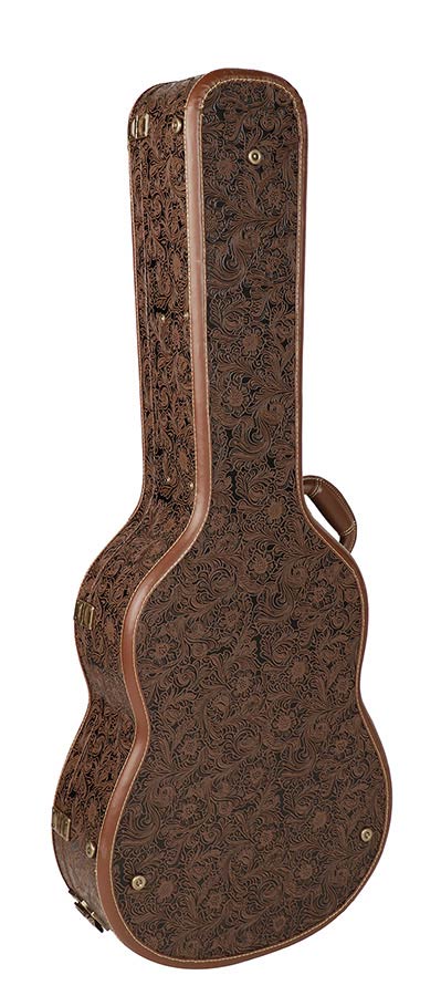 Boston CCL-720 houten koffer met fractalmotief voor klassieke gitaar