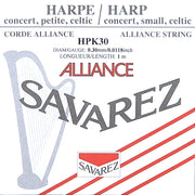 Savarez HPK30 Alliance harpsnaar voor kleine harp en concertharp 0,30 mm 1 m