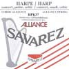 Savarez HPK37 Alliance harpsnaar voor kleine harp en concertharp 0,37 mm 1 m rood