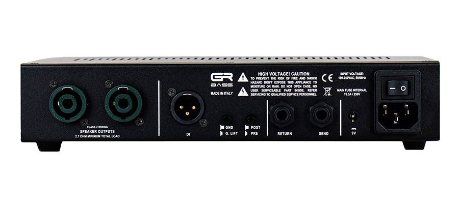 GR Bass ONE 800 basversterkertop 800 watt afbeelding 3