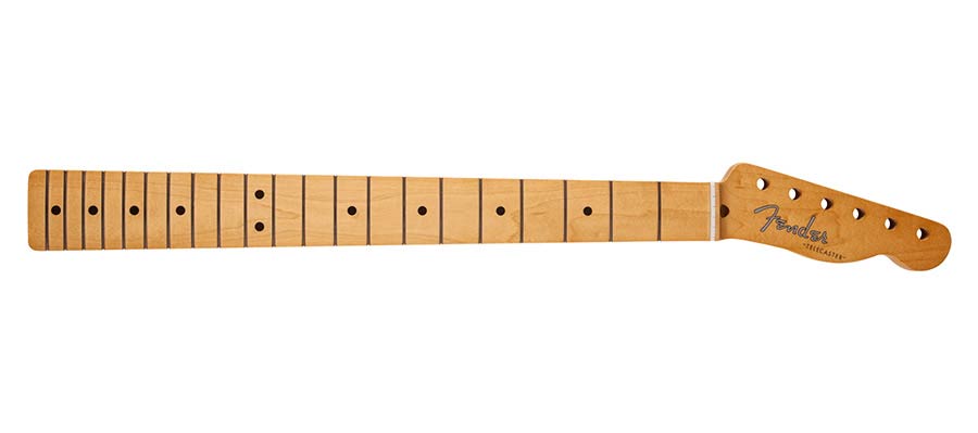 Fender 50's Telecaster neck, 21 vintage frets, 7,25 radius, maple fingerboard, C-profile