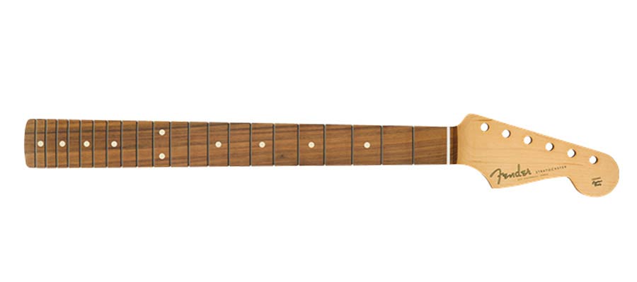 Fender 60's Stratocaster neck, 21 vintage frets, 7,25" radius pau ferro fingerboard, C-shape
