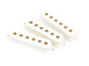 Fender pickup cover Stratocaster, parchment, plastic, 3 pcs