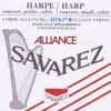 Savarez HPK57B Alliance harpsnaar voor kleine harp en concertharp 0,57 mm 1 m zwart
