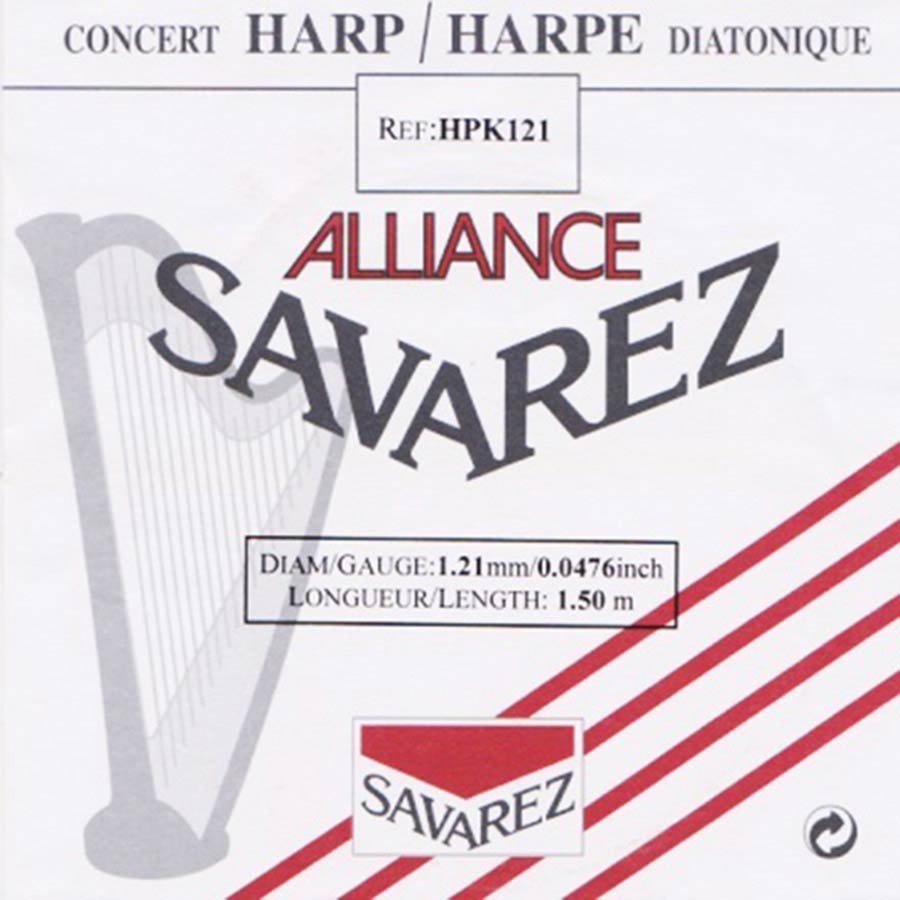 Savarez HPK121 Alliance harpsnaar voor kleine harp en concertharp 1,21 mm 1,50 m