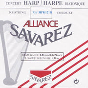 Savarez HPK121B Alliance harpsnaar voor kleine harp en concertharp 1,21 mm 1,50 m zwart