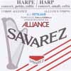 Savarez HPK66B Alliance harpsnaar voor kleine harp en concertharp 0,66 mm 1 m zwart