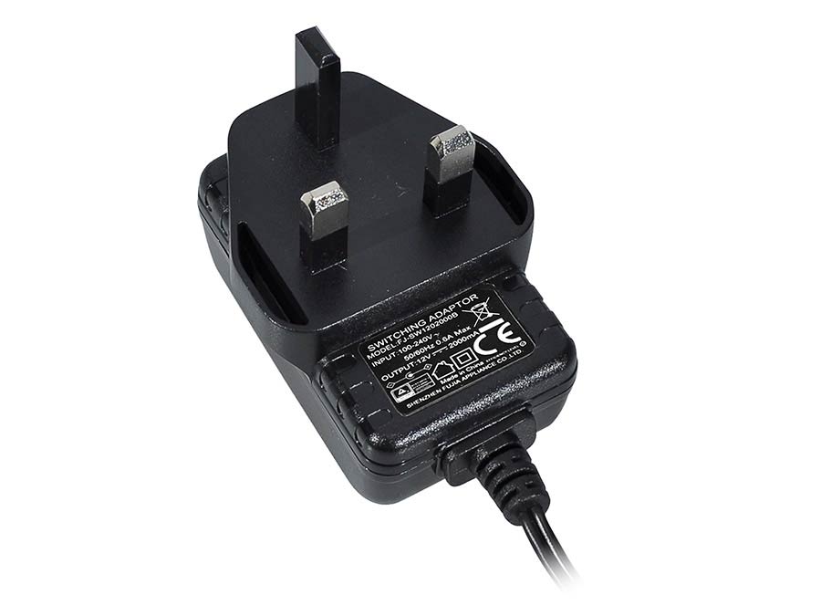 power supply 12v 2000mA UK VERSION  (A300, stage pianos, all CP and UP models)