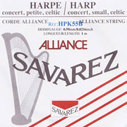 Savarez HPK55B Alliance harpsnaar voor kleine harp en concertharp 0,55 mm 1 m zwart