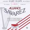 Savarez HPK95R Alliance harpsnaar voor kleine harp en concertharp 0,95 mm 1,50 m rood