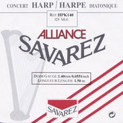 Savarez HPK140 Alliance harpsnaar voor kleine harp en concertharp 1,40 mm 1,50 m