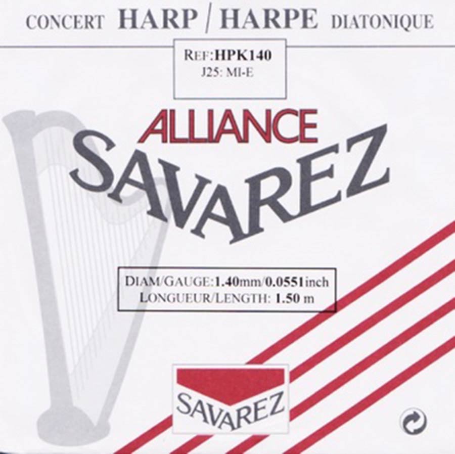 Savarez HPK140 Alliance harpsnaar voor kleine harp en concertharp 1,40 mm 1,50 m