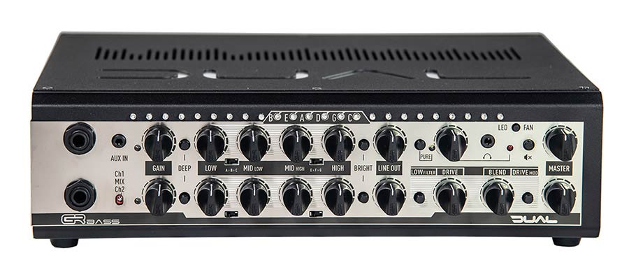 GR Bass DUAL 800 tweekanaals basversterkertop 800 watt afbeelding 2