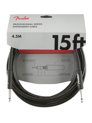 Fender instrumentkabel, zwart, 15ft