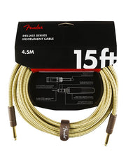 Fender instrument cable, 15ft, tweed