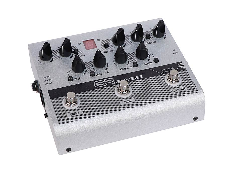GR Bass Pure Drive basvoorversterker- en overdrivepedaal afbeelding 2