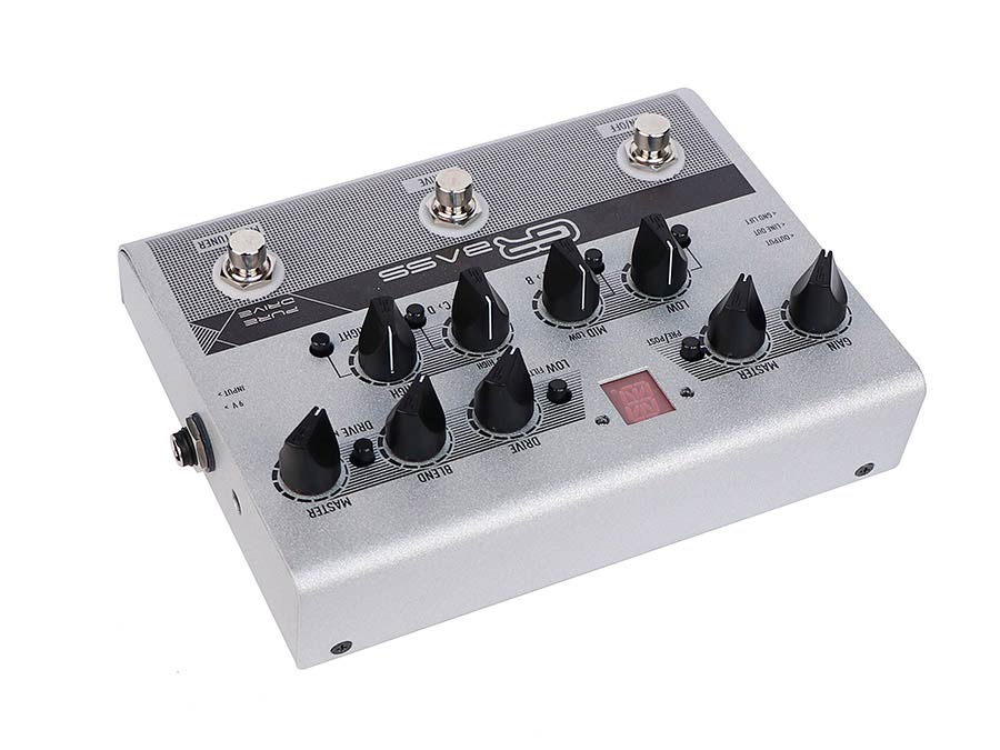 GR Bass Pure Drive basvoorversterker- en overdrivepedaal afbeelding 3