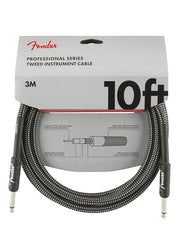 Fender instrument cable, 10ft, gray tweed