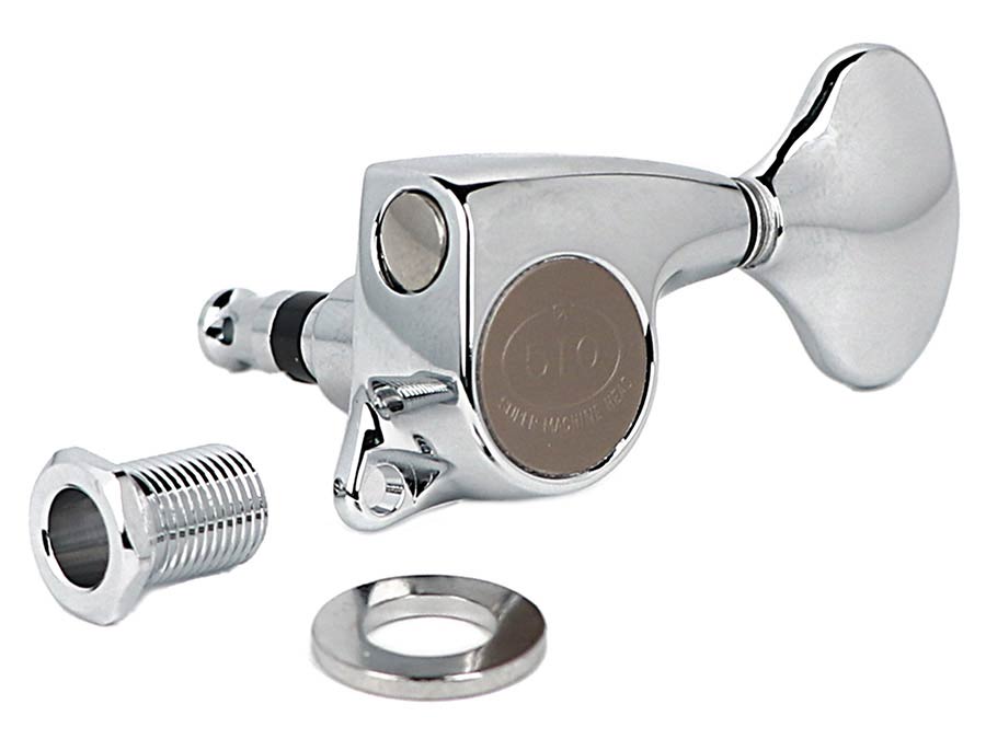 Gotoh GTH14301 SGL510 stemmechanieken met L5-knoppen, 3 links + 3 rechts, chroom
